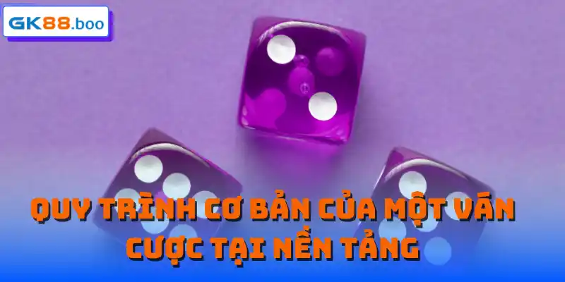 Quy trình cơ bản của một ván cược tại nền tảng